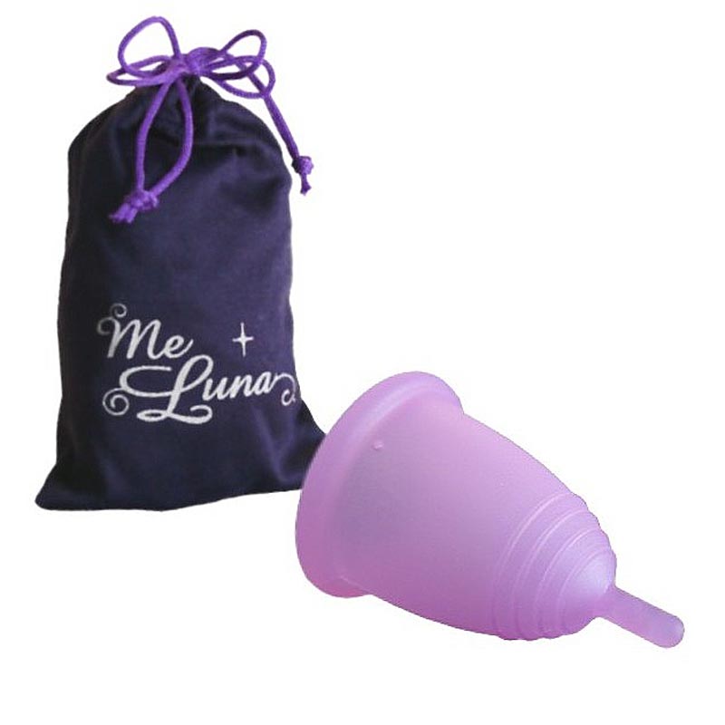 Coupe menstruelle Meluna Shorty Tige SOFT rose