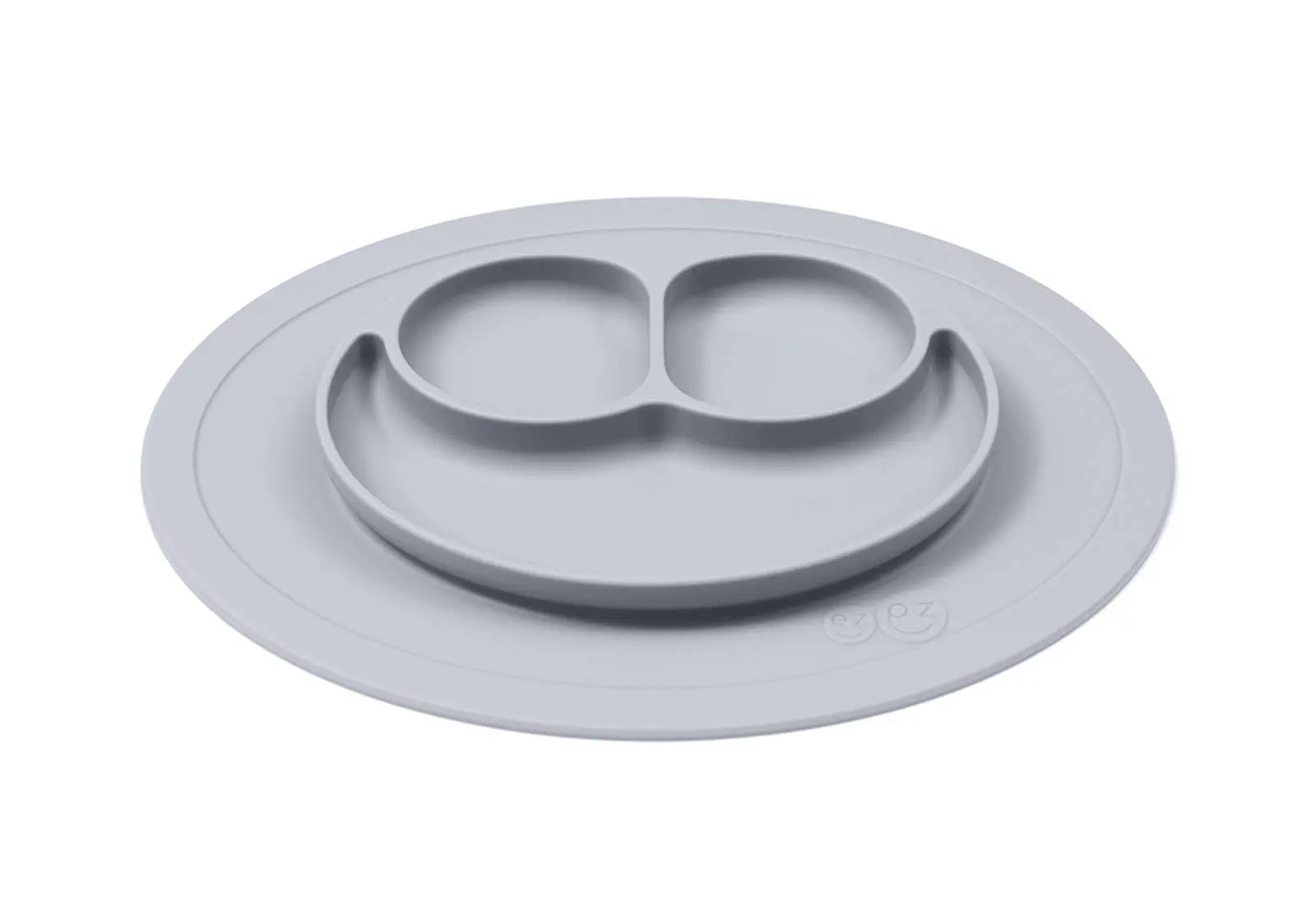 Assiette antidérapante Mini Mat EZPZ - Pewter