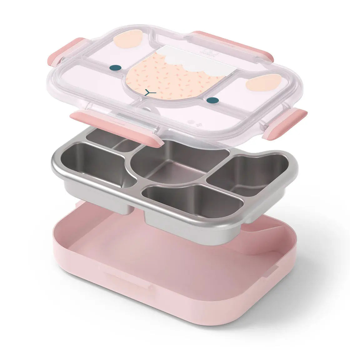 Plateau compartimenté des enfants Monbento - Rose sheep - Lilinappy