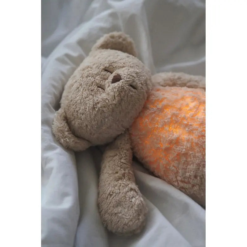 Peluche veilleuse musicale Moonie - Nature bio Blush