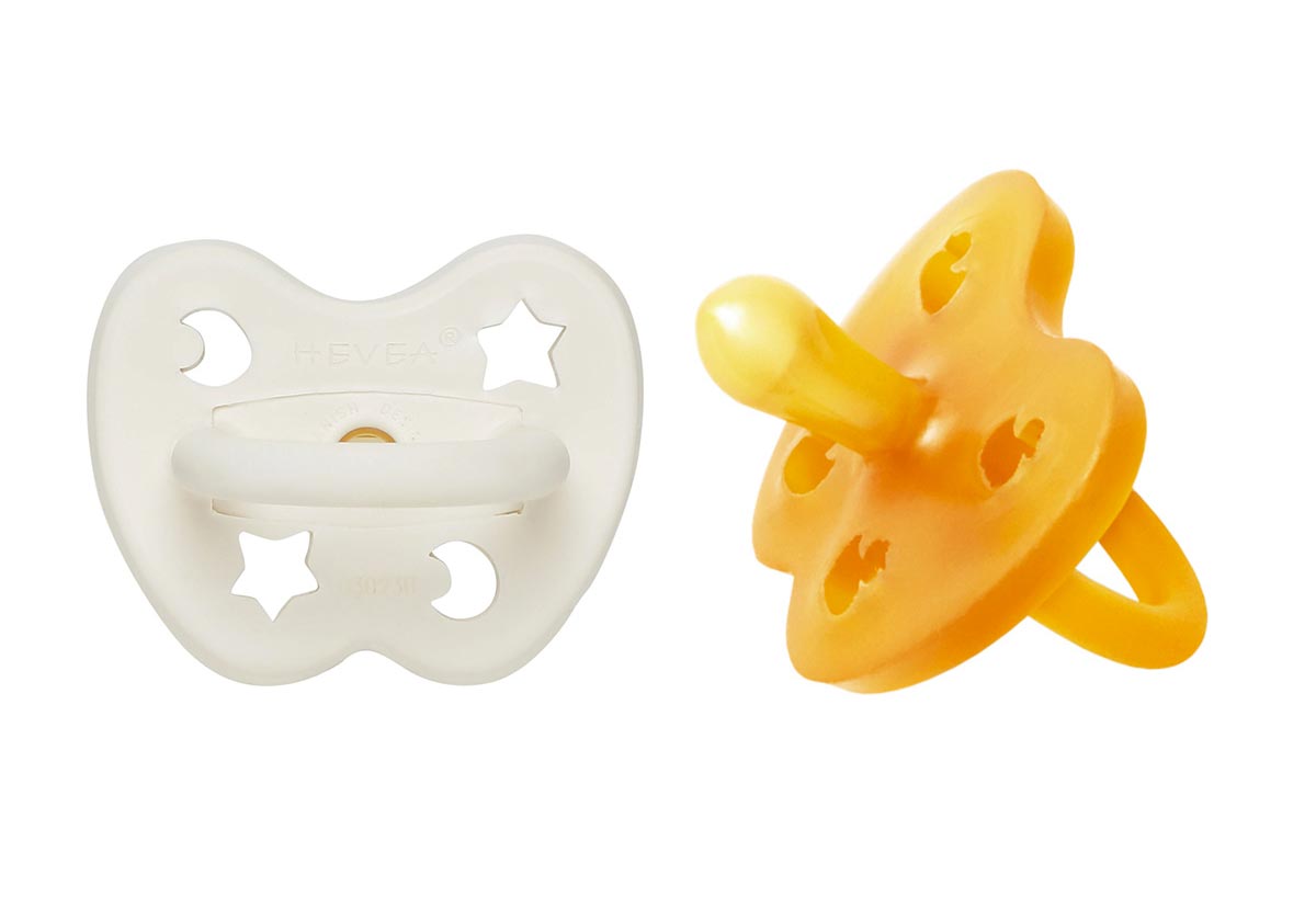 2 tétines en caoutchouc naturel Hévéa Symétrique