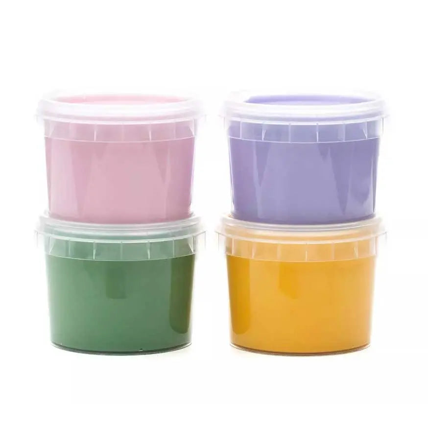 Coffret de 4 Pots de peinture à doigts naturelle Neogrün - Luka - Lilinappy