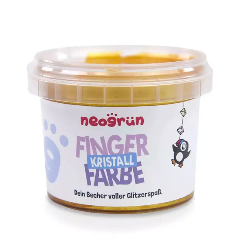 Peinture au doigt pailletée Neogrün Or – Bio & vegan
