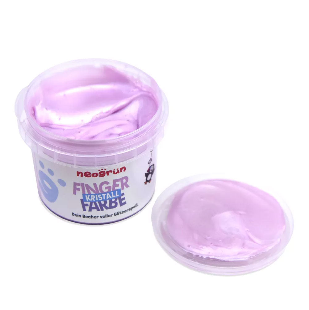 Peinture au doigt pailletée Neogrün Quartz Rose – Bio & vegan