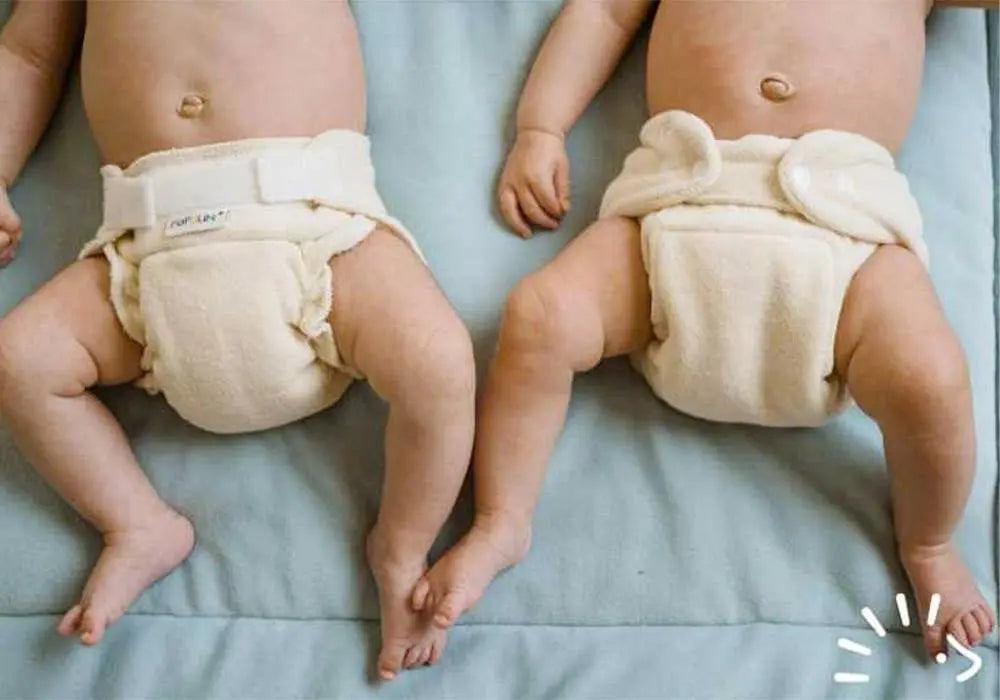 Couche lavable Newborn MiniFit en coton bio Popolini - Velcro - Lilinappy