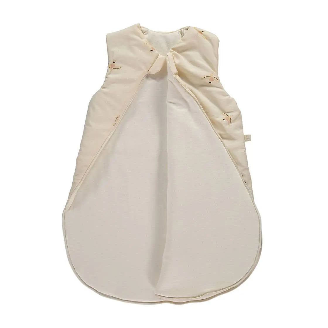 Gigoteuse de mi-saison Cocoon Nobodinoz - Nude haiku birds natural - Lilinappy