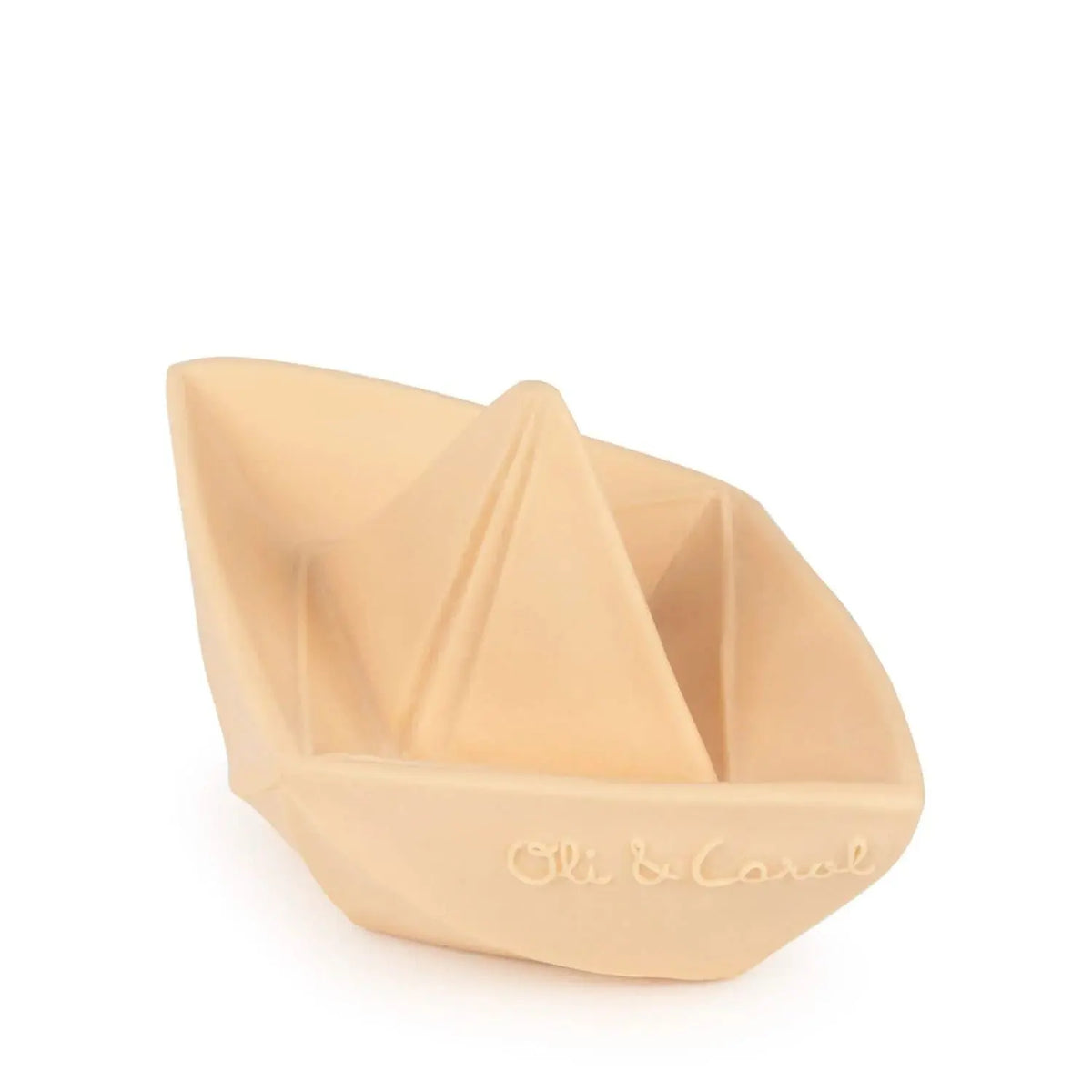 Jouet de bain & dentition Origami Boat Oli&Carol – Nude
