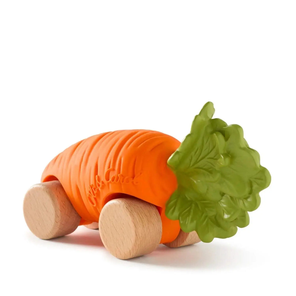 Voiture jouet Caoutchouc naturel & bois Oli&Carol – Cathy la Carotte