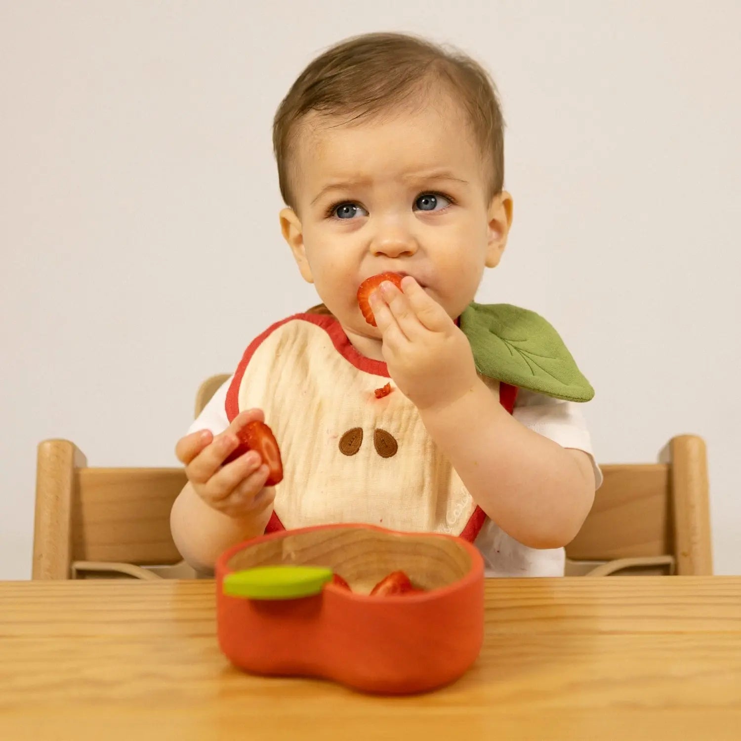 Set repas bébé en bois Oli & Carol - Pepa la Pomme