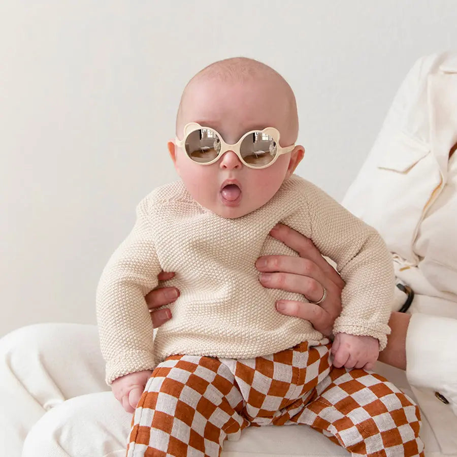 Lunettes de soleil Ourson KI ET LA - Crème 0-12 mois - Lilinappy