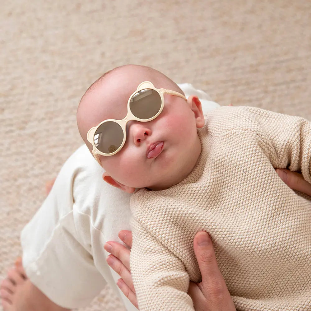 Lunettes de soleil Ourson KI ET LA - Crème 0-12 mois - Lilinappy