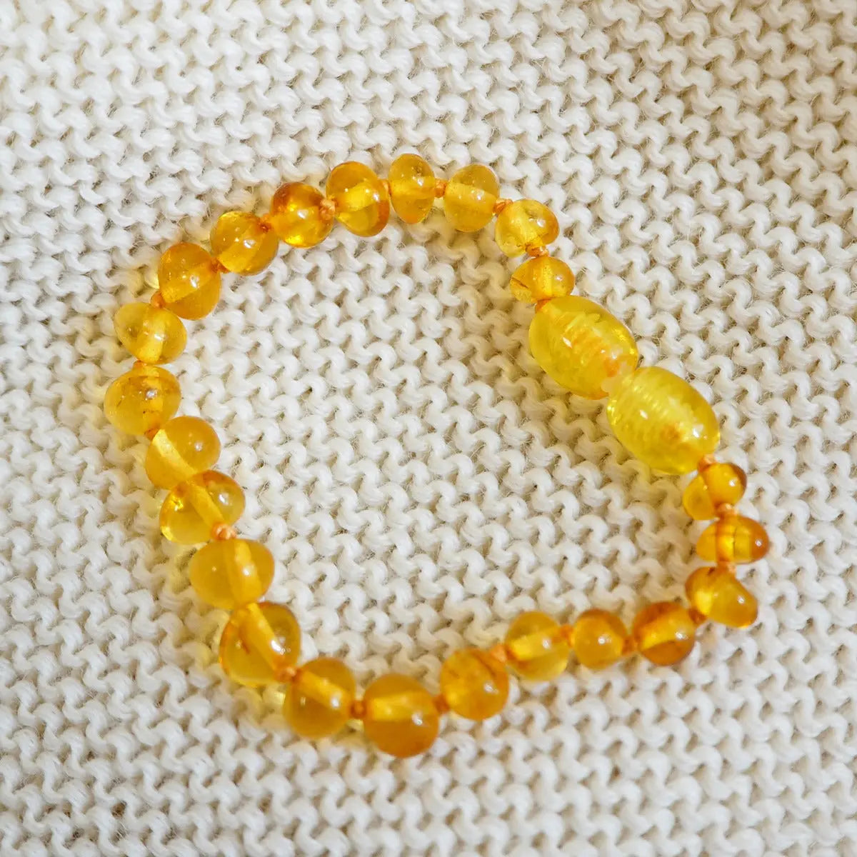 Bracelet d'ambre bébé Honey