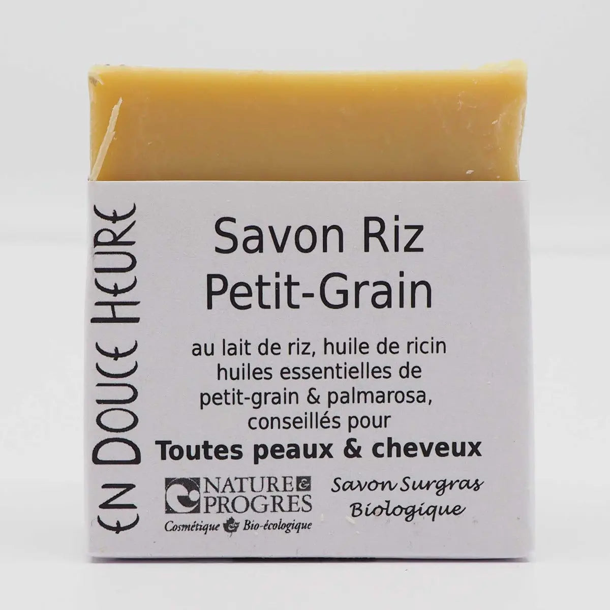 Savon Bio Riz petit-grain En Douce Heure