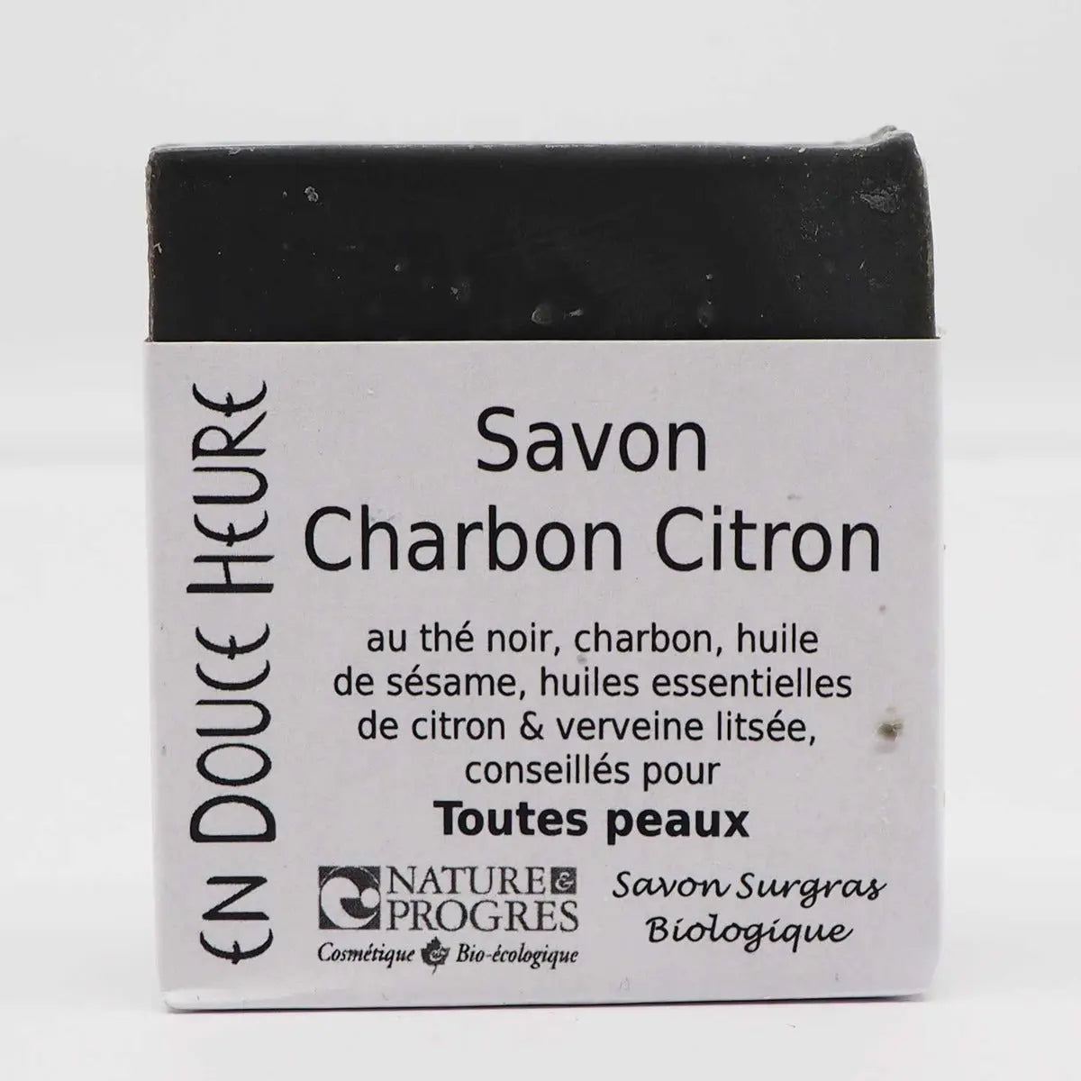 Savon bio En Douce Heure Charbon & citron