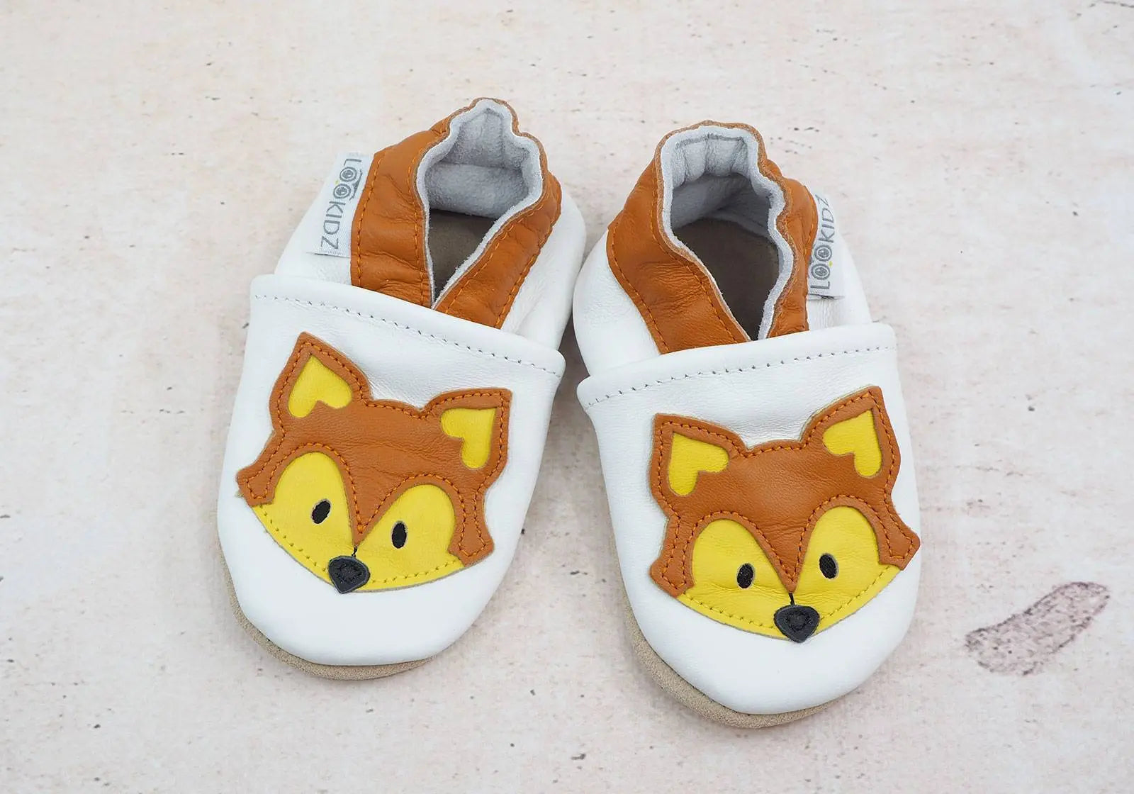 Chaussons en cuir Lookidz Renard