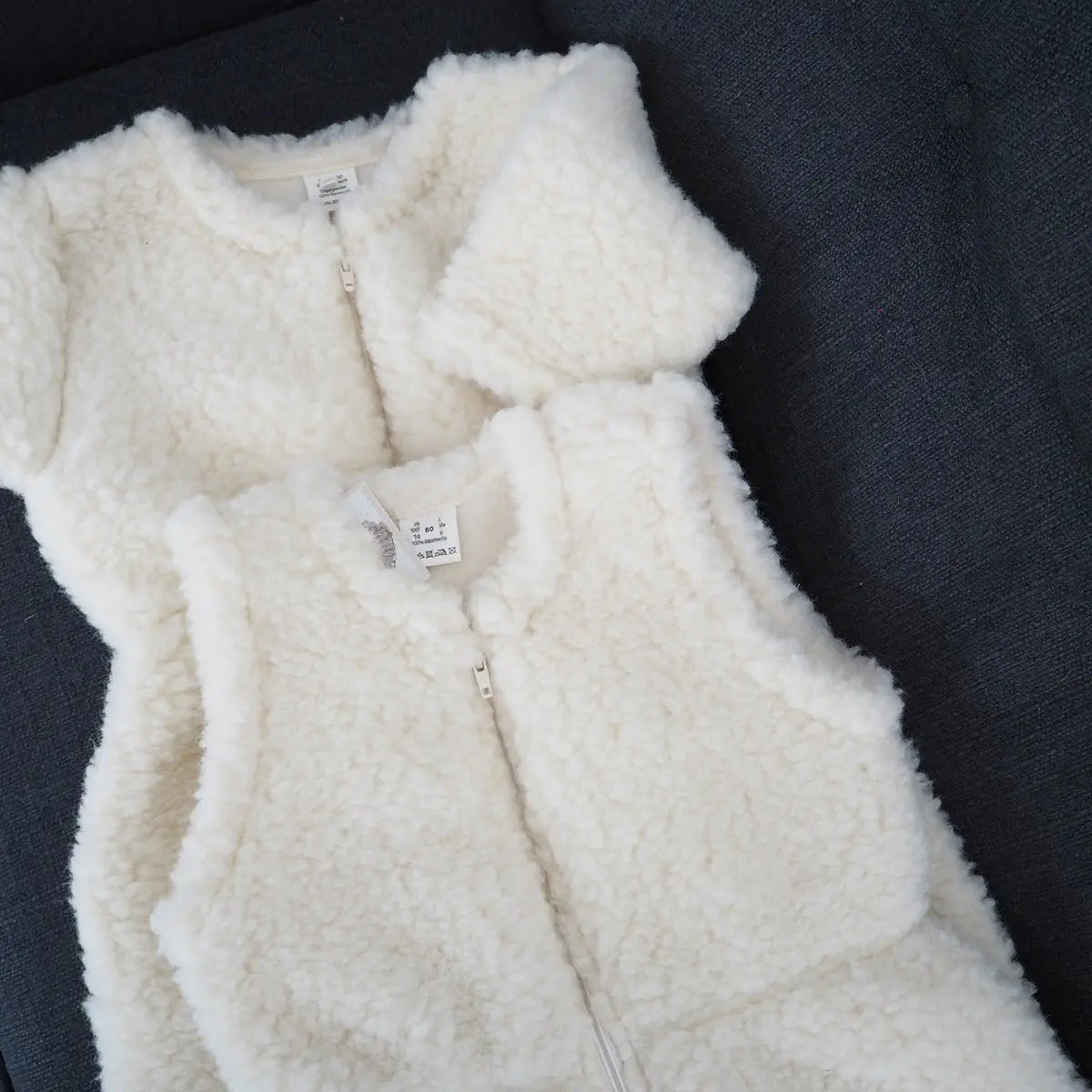 Turbulette sans manches en pure laine Saling - Lilinappy