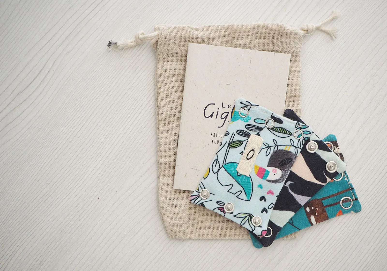 3 rallonges de Body Le Petit Gigoteur - Bleu - Lilinappy