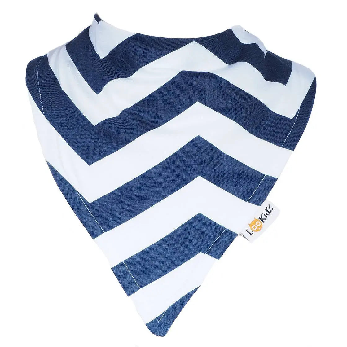 Bavoir bandana Lookidz Chevron marine