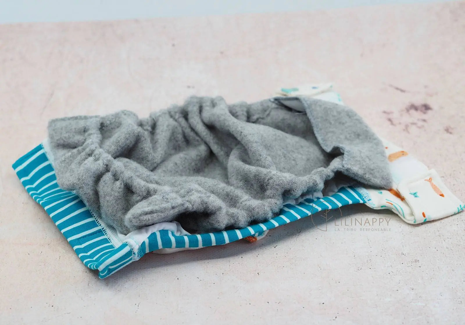 Lot de 3 nacelles Culla di Teby en laine - Lilinappy