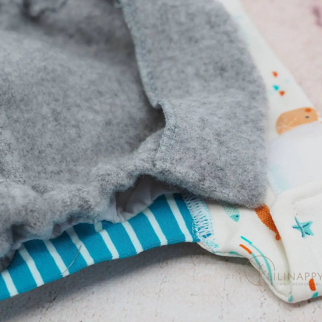 Lot de 3 nacelles Culla di Teby en laine - Lilinappy