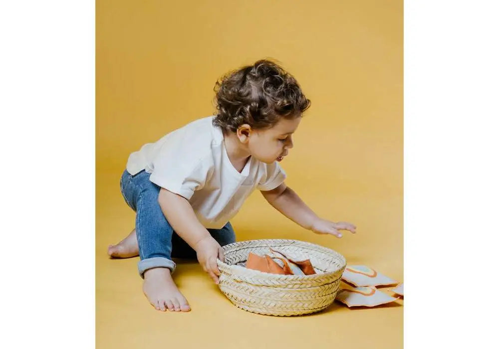 Panier en feuille de palmier Petit Boum - Lilinappy