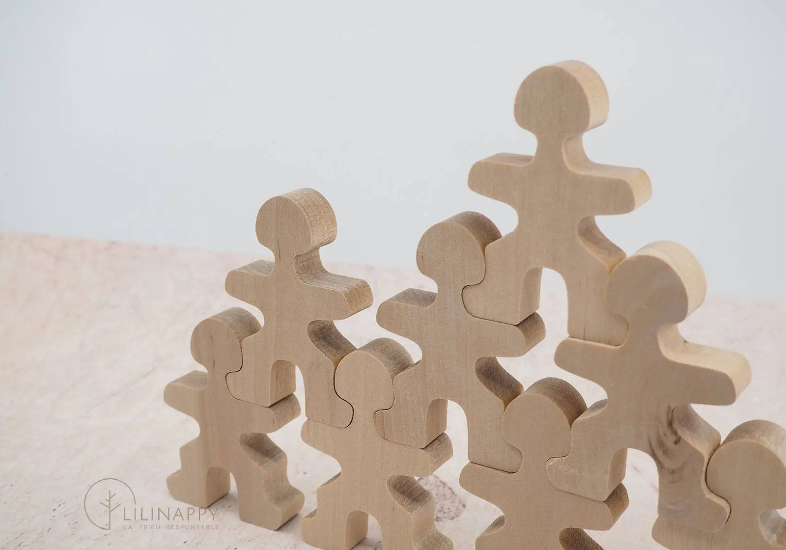 Jeu libre en bois Flockmen Half Flock - 16 pièces