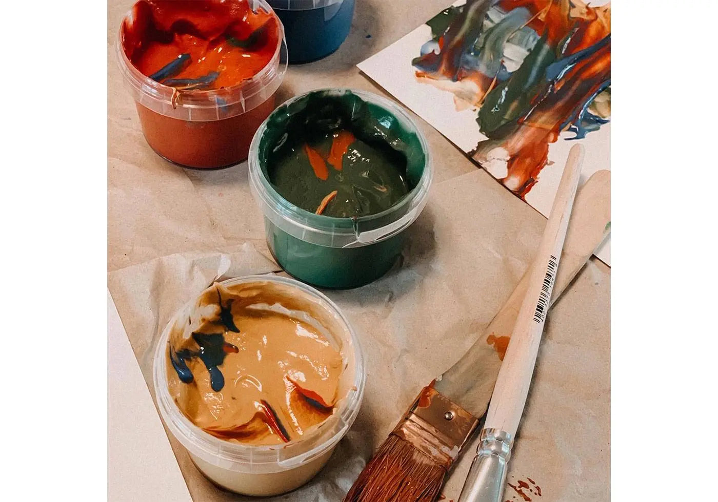 Peinture à doigt biologique 4 couleurs Grünspecht - Lilinappy