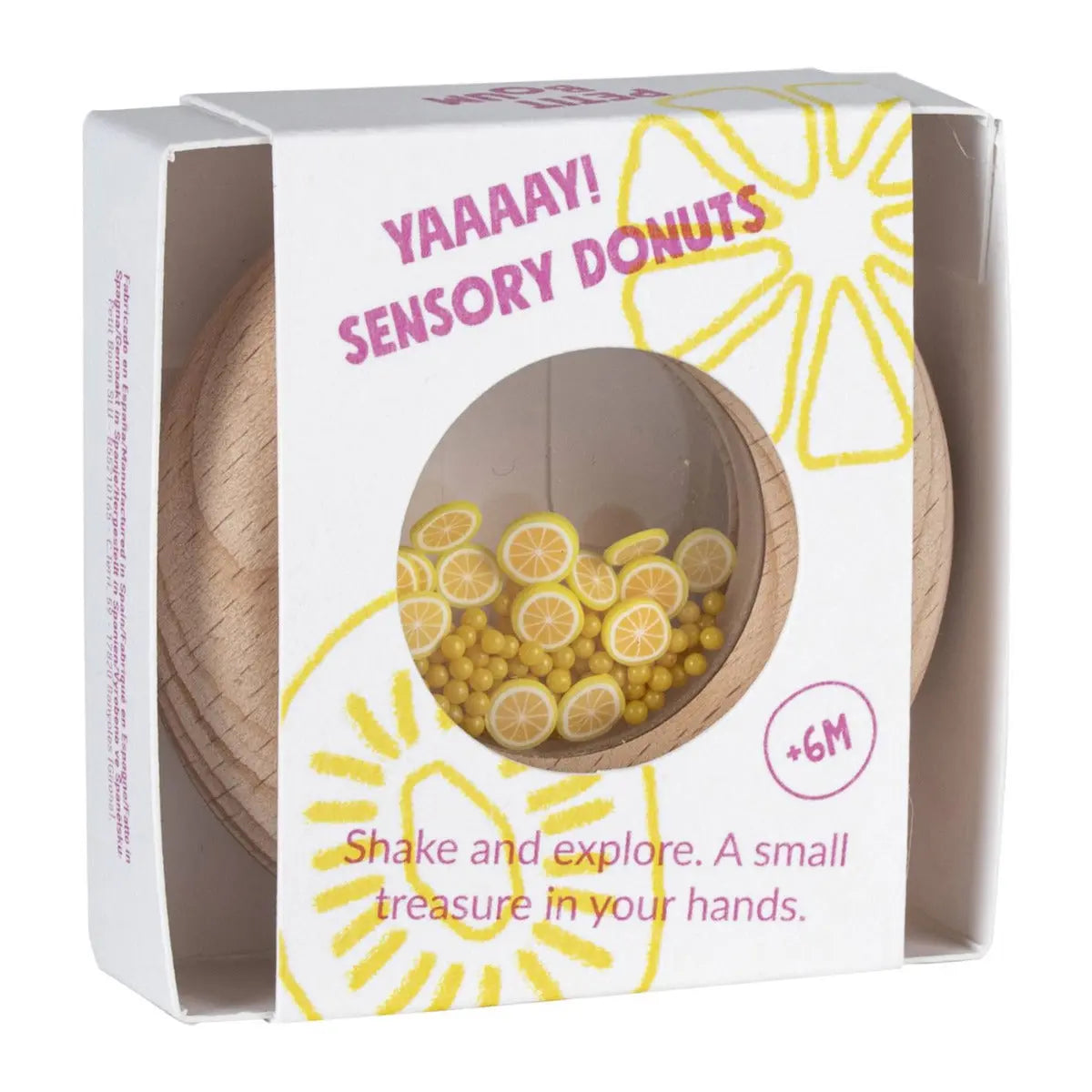 Donut sensoriel Petit Boum - Citrons - Lilinappy