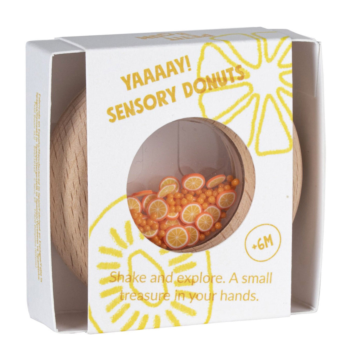 Donut sensoriel Petit Boum - Orange