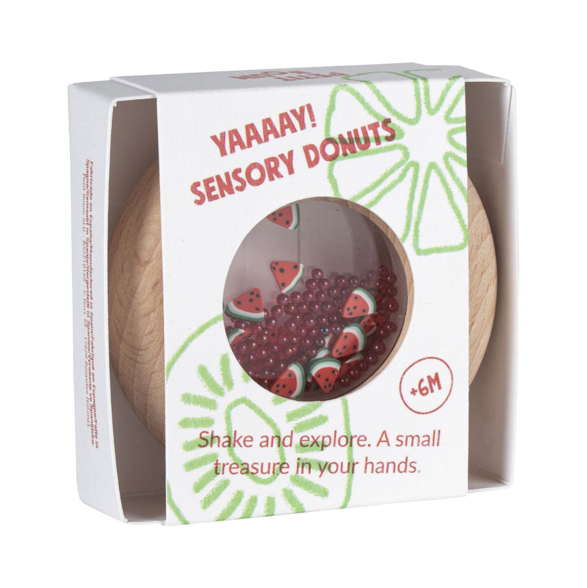 Donut sensoriel Petit Boum - Pastèque