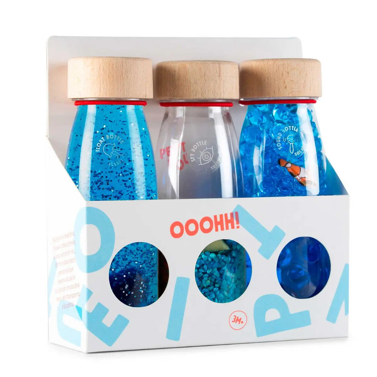 Lot de 3 bouteilles sensorielles Petit Boum Sérénité