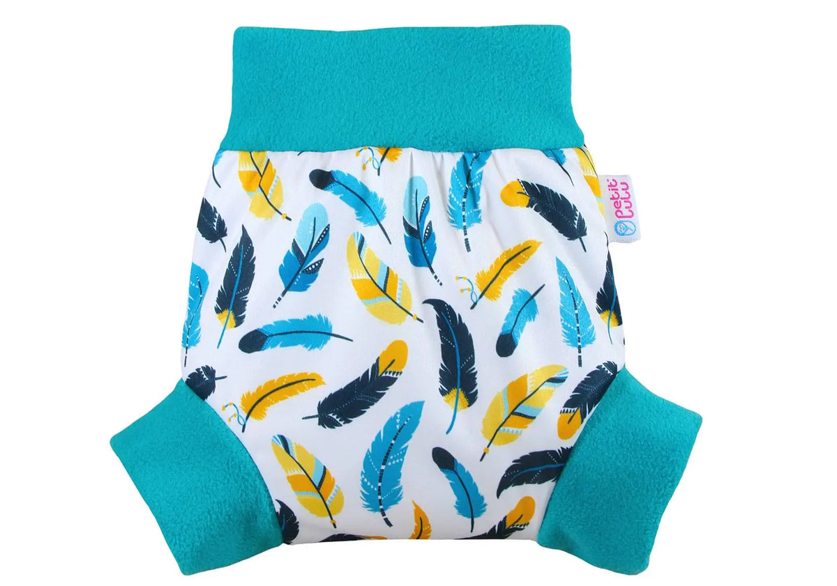 Shorty en PUL Petit Lulu-Plumes-S