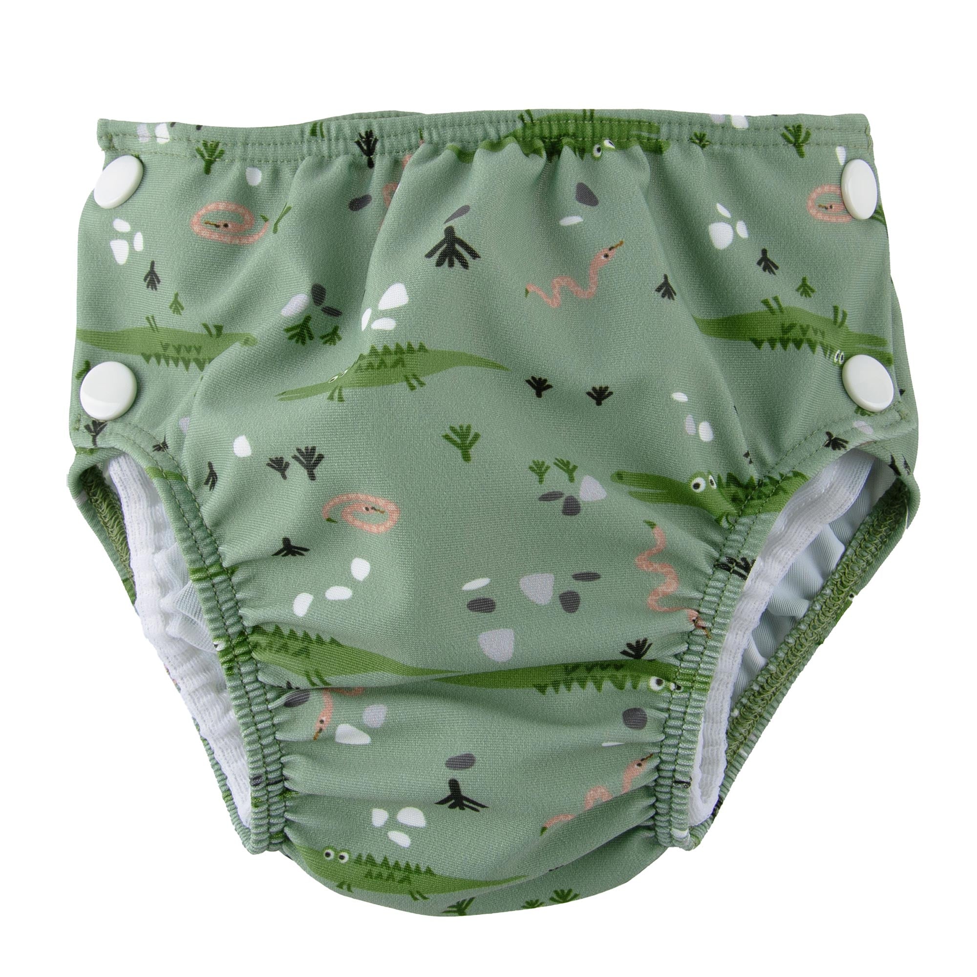 Maillot de bain couche bébé Popolini - Crocodile