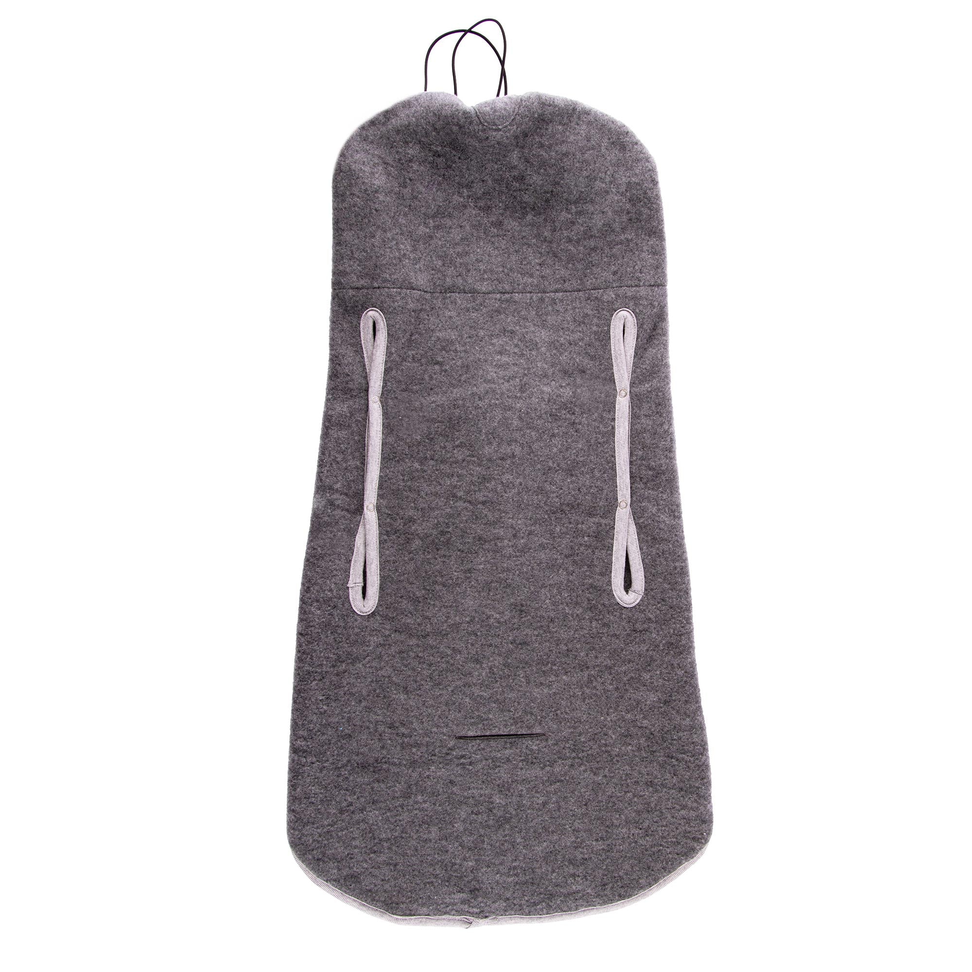 Nid d’ange en polaire de laine Popolini - Anthracite - Lilinappy