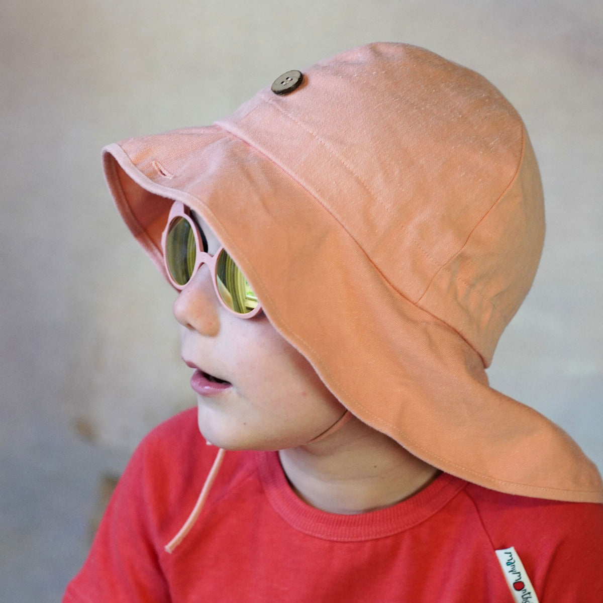 Chapeau de soleil ajustable Summer Manymonths - Bleu - Lilinappy