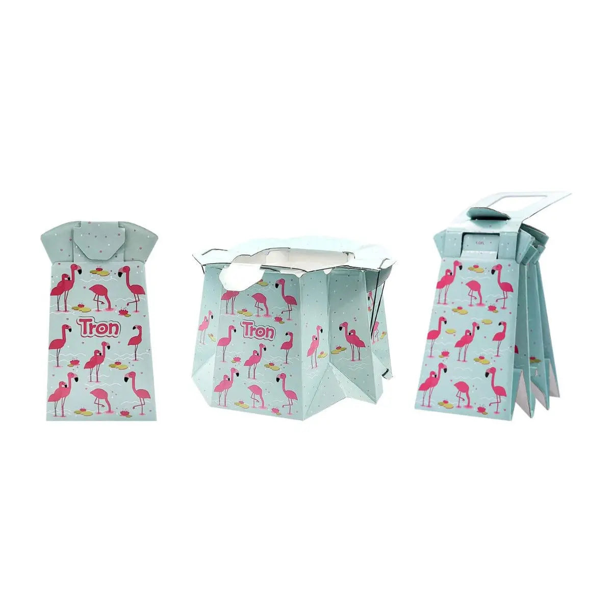 Pot jetable TRON – Flamants roses - Lilinappy
