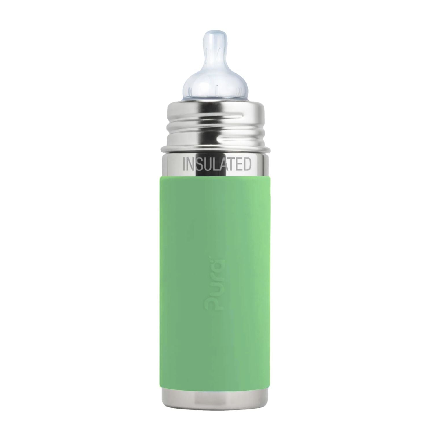 Biberon Inox Isotherme 260ml Pura - Moss