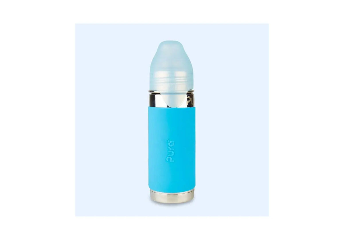 Bouchons de voyage en silicone Pura - Lilinappy