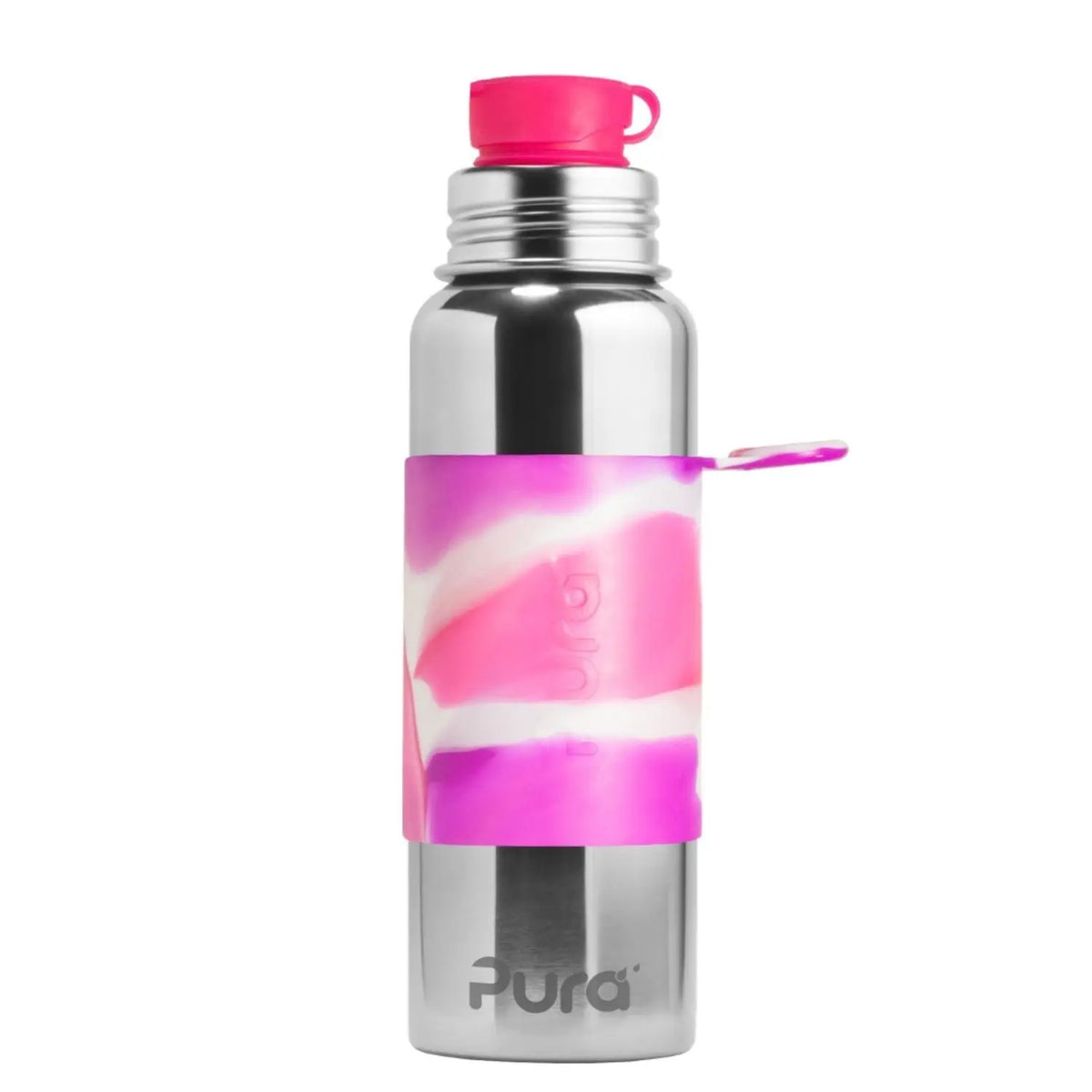 Gourde inox 850 ml Pura - Pink swirl