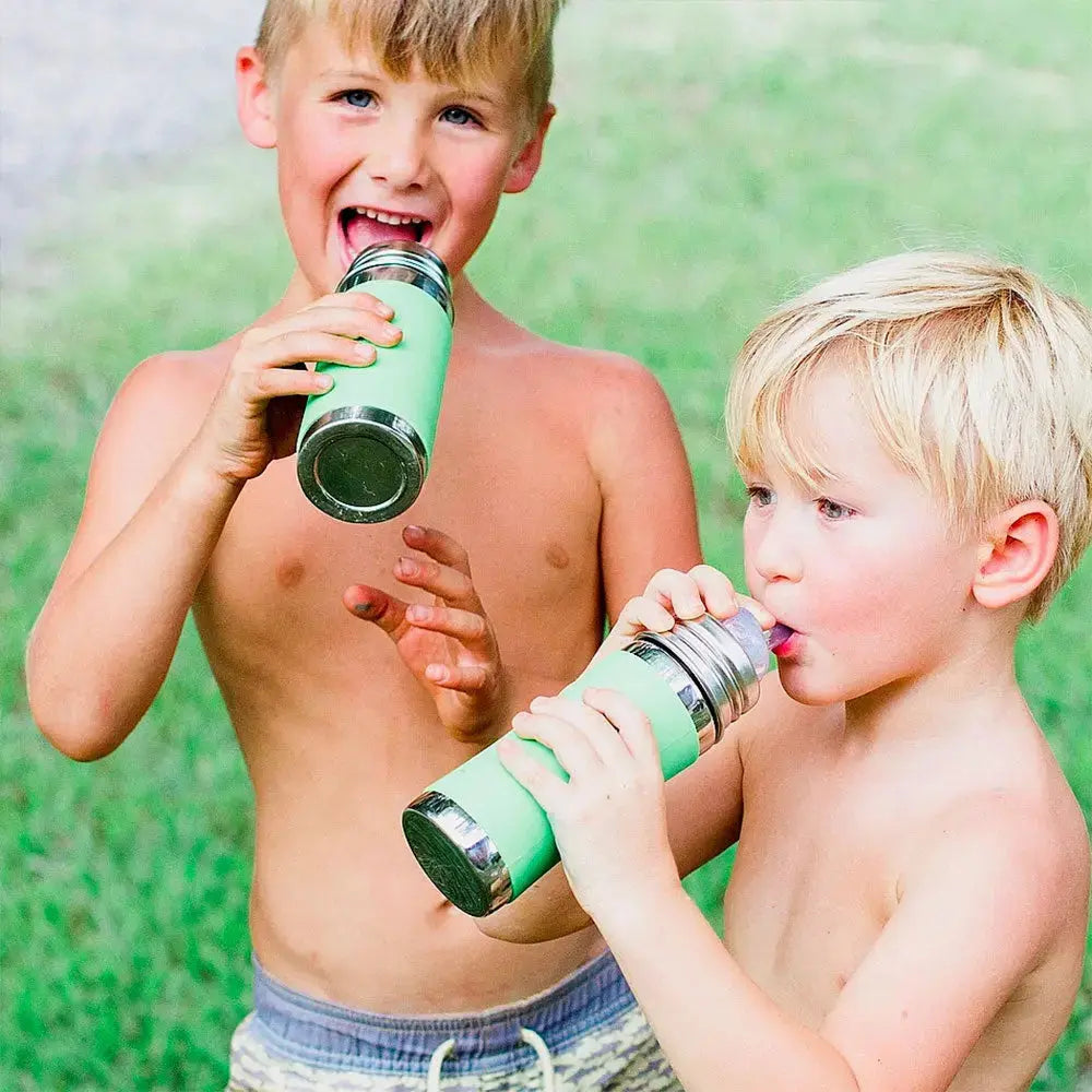 Gourde à paille Free Inox Isotherme 260ml Pura - Menthe - Lilinappy