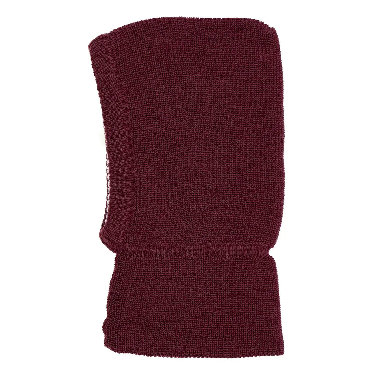 Cagoule enfant en laine mérinos bio doublée coton bio Reiff – Bordeaux