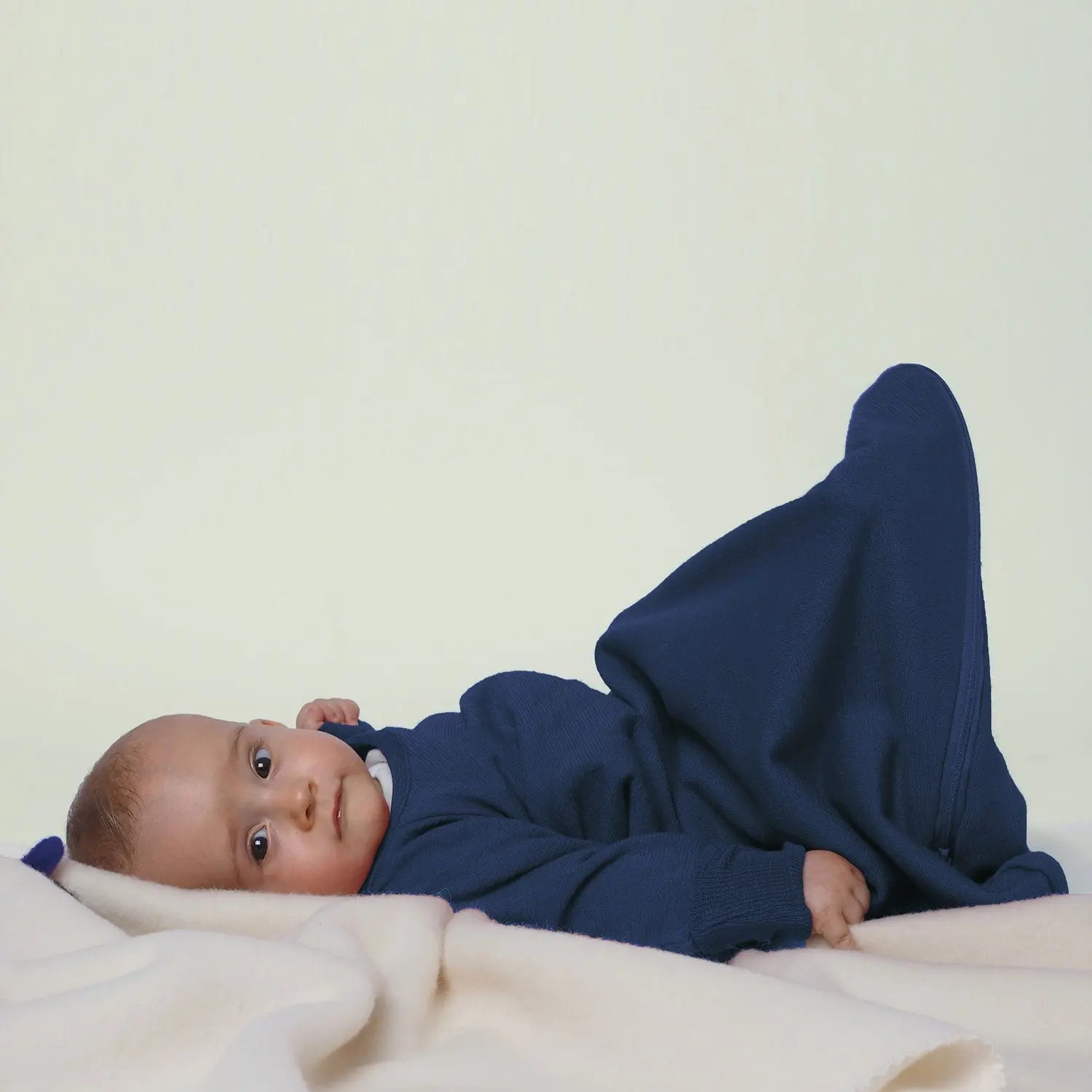 Gigoteuse légère en laine & soie Reiff - Naturel