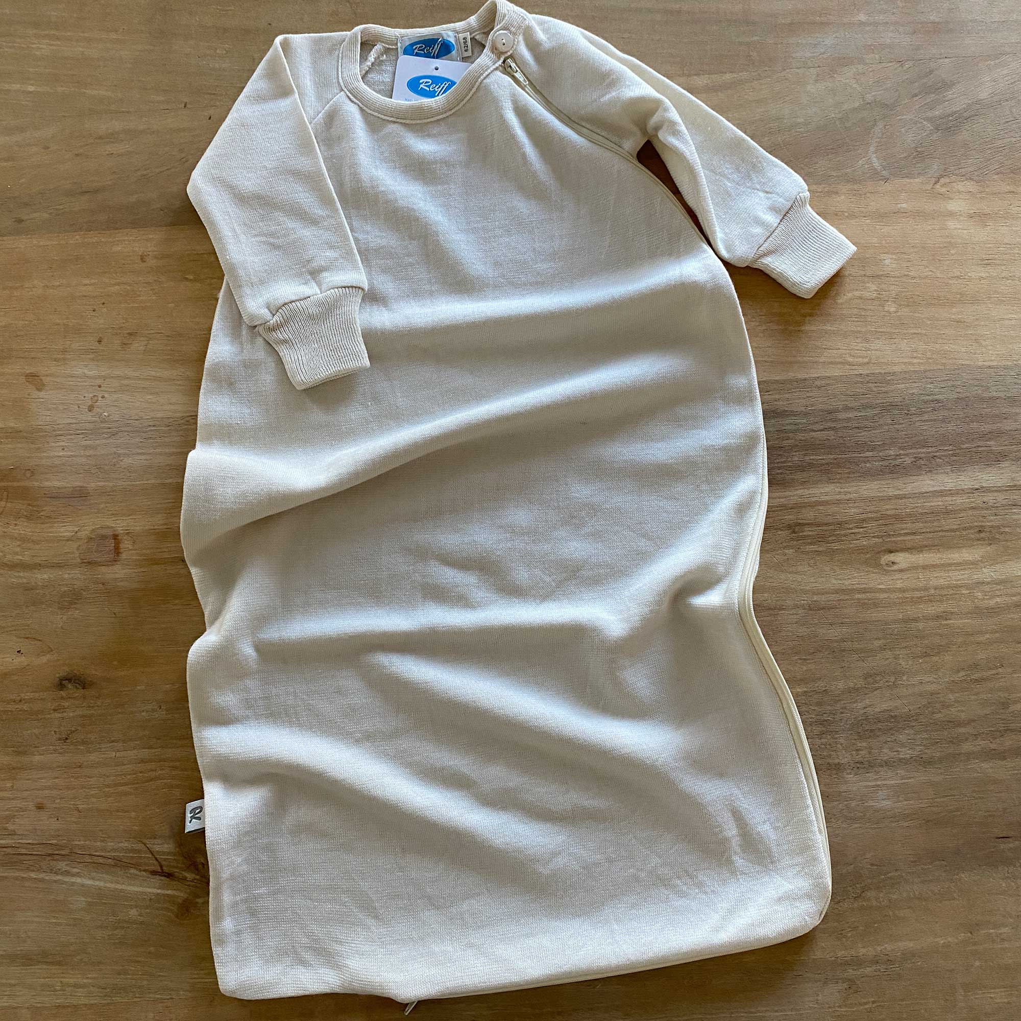 Gigoteuse légère en laine & soie Reiff - Naturel