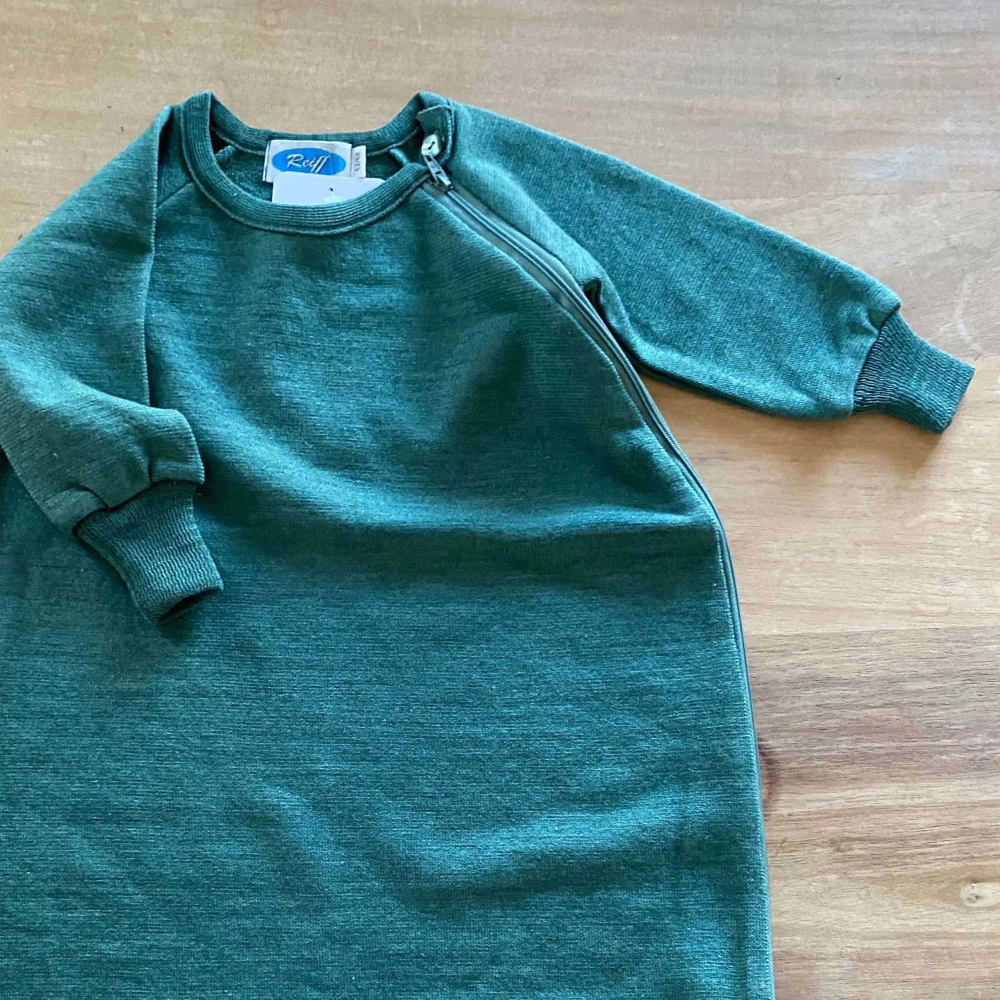 Gigoteuse légère en laine & soie Reiff - Vert