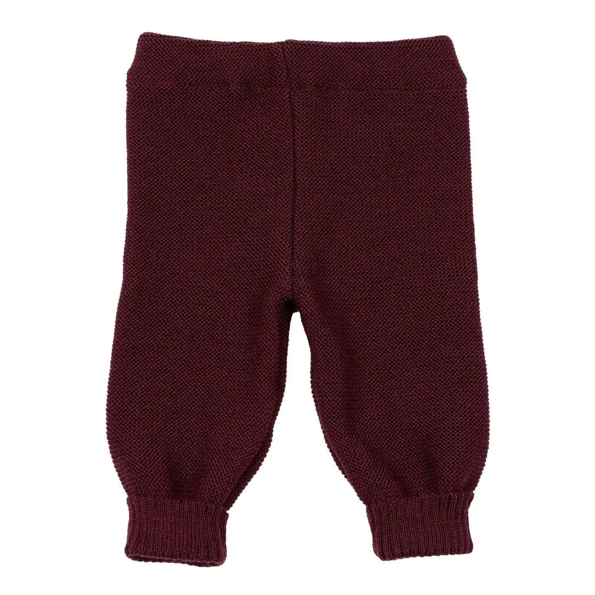 Legging bébé & enfant en laine mérinos bio Reiff – Cerise noir