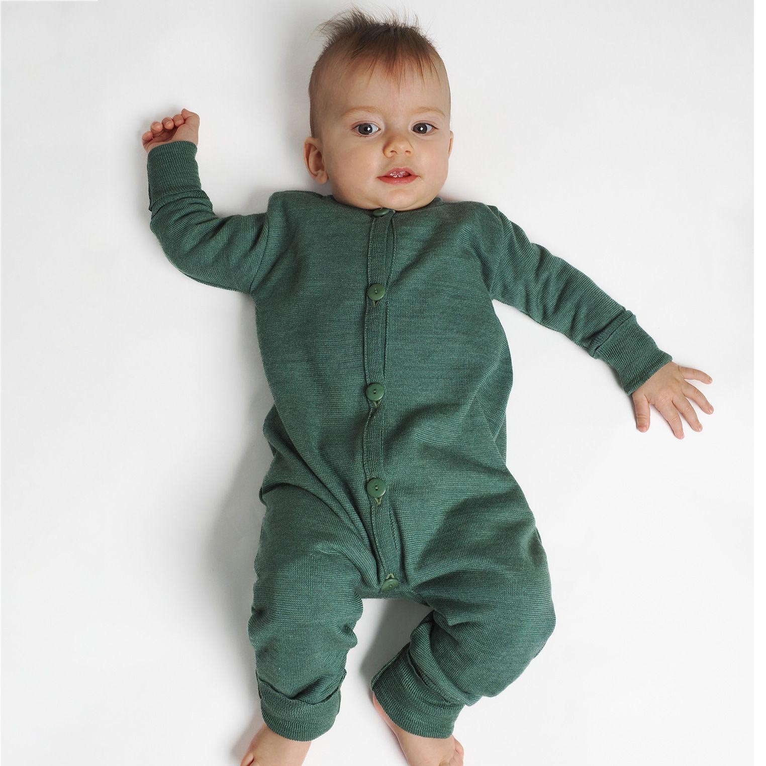 Pyjama en éponge de laine et soie Reiff - Naturel