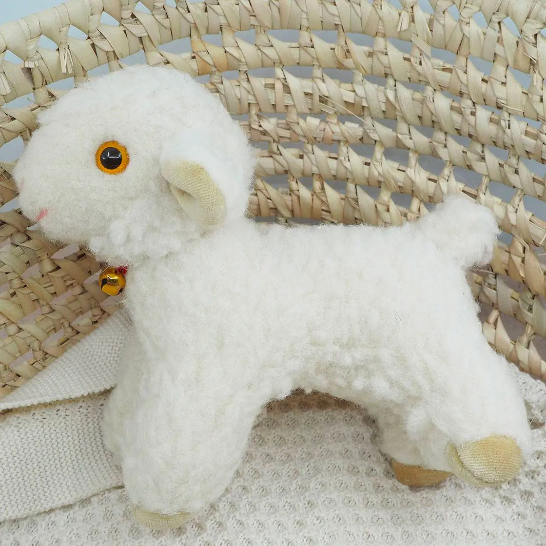 Peluche agneau en pure laine vierge - Saling