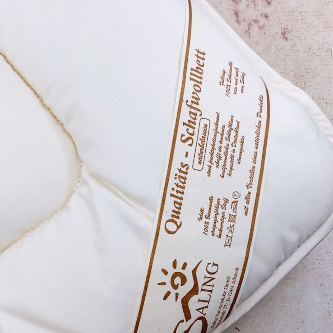 Couette enfant en laine et coton Saling - 100x135cm