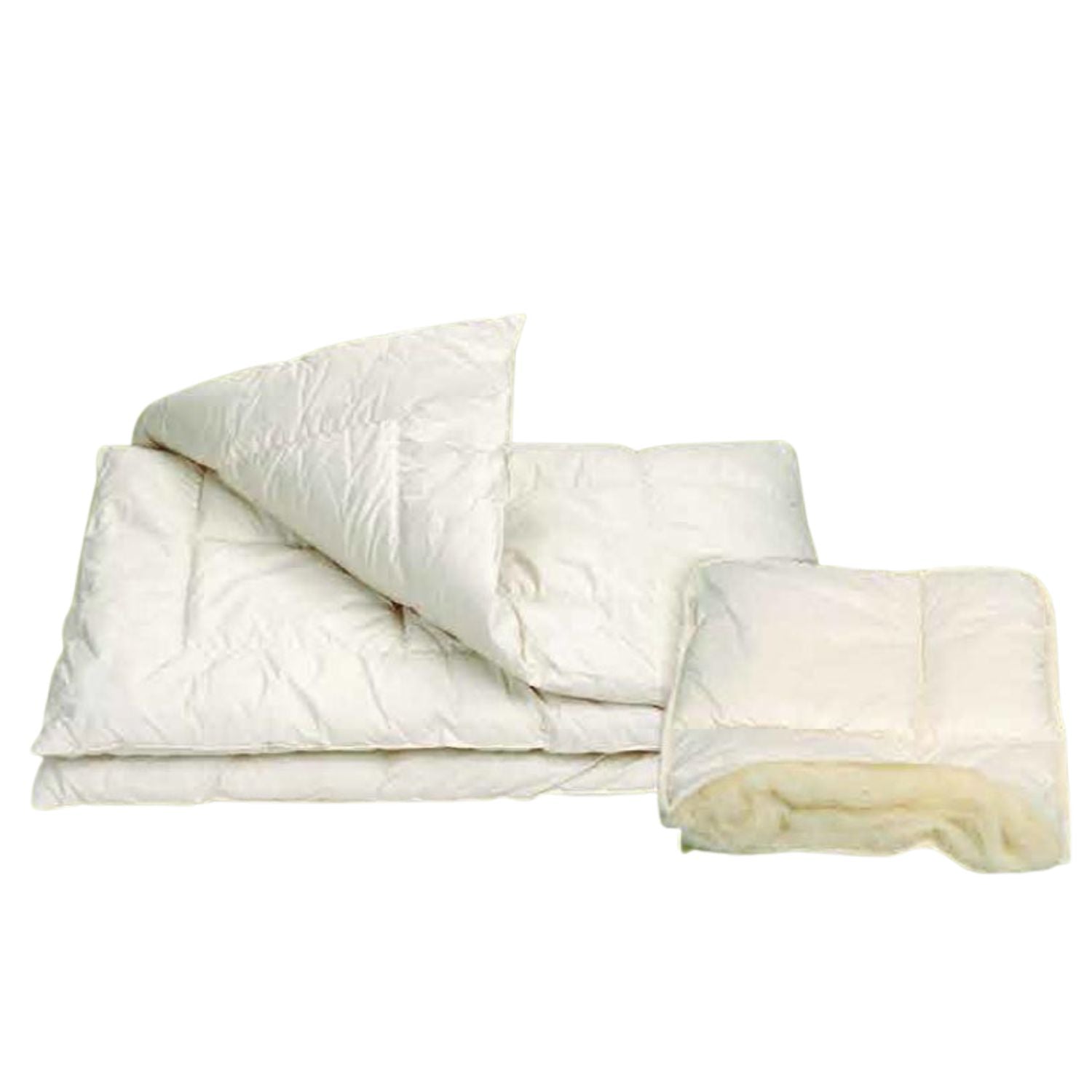 Couette matelassée MONO en laine de mouton bio Saling