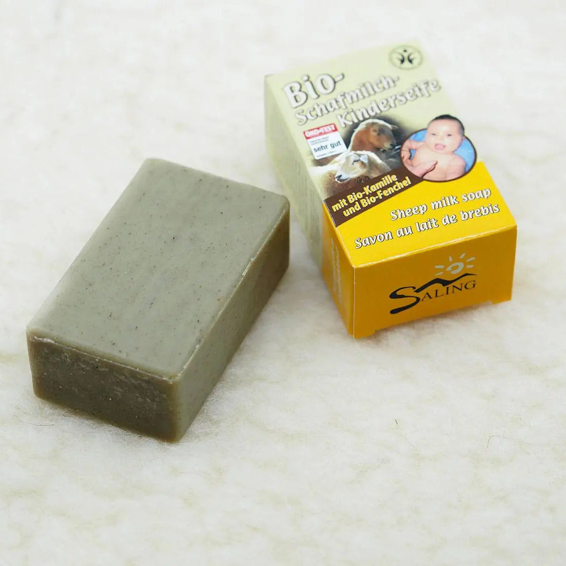 Savon pour enfants au lait de brebis bio Saling Saling